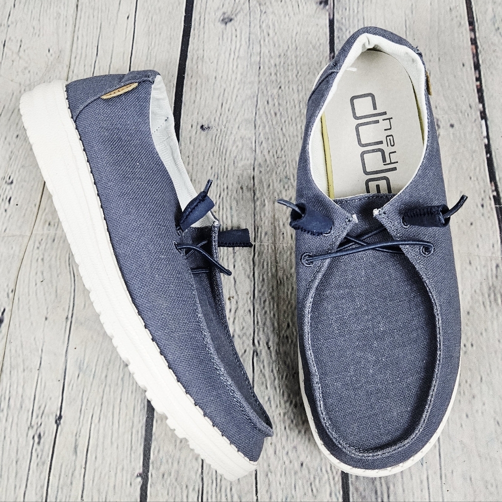 HEY DUDE | Wendy chambray slipon lightweight casual shoes